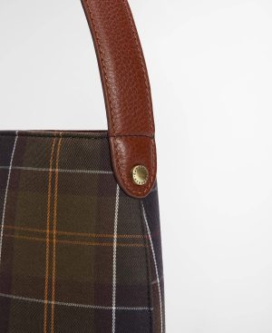 Cedar Tartan Bucket Bag