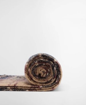 Hailes Tartan Scarf – Hessian Navy Tartan, XL