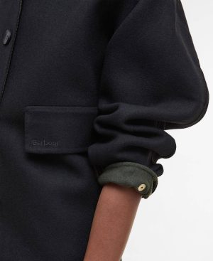 Marla Quilted Jacket – Black Cherry/Dark Brown//Muted Tartan, S