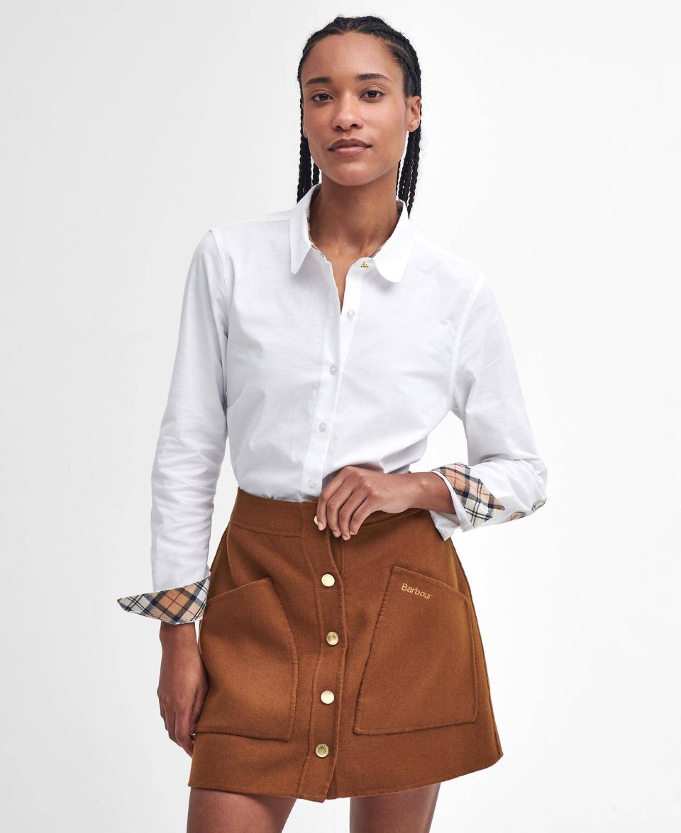 Lavender Tailored Long-Sleeved Shirt