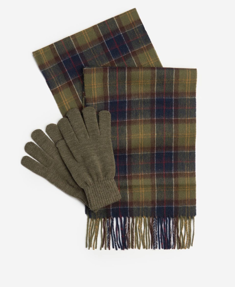 Tartan Scarf & Glove Gift Set