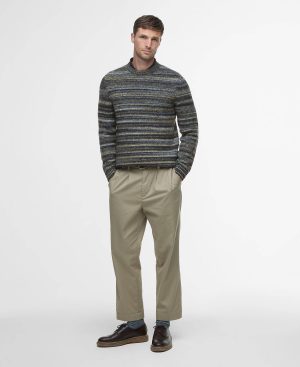 Pateley Striped Crew Neck Jumper