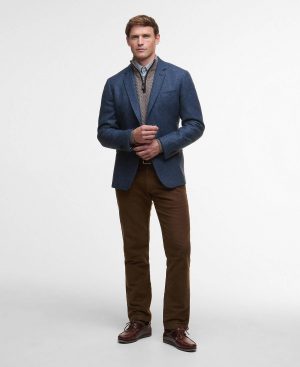 Throckley Oxford Tailored Shirt – Sky, M