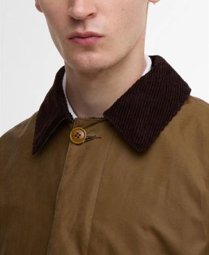 Barbour x Baracuta Tyne Waxed Car Coat