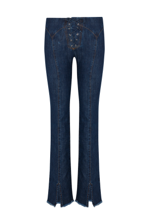 ELEMENT LACE UP JEAN – DARK WASH